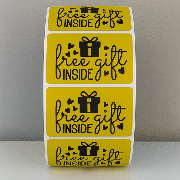 Free Gift Inside Stickers – Cute Labels for Packaging and Small Business - Picture 8 of 11